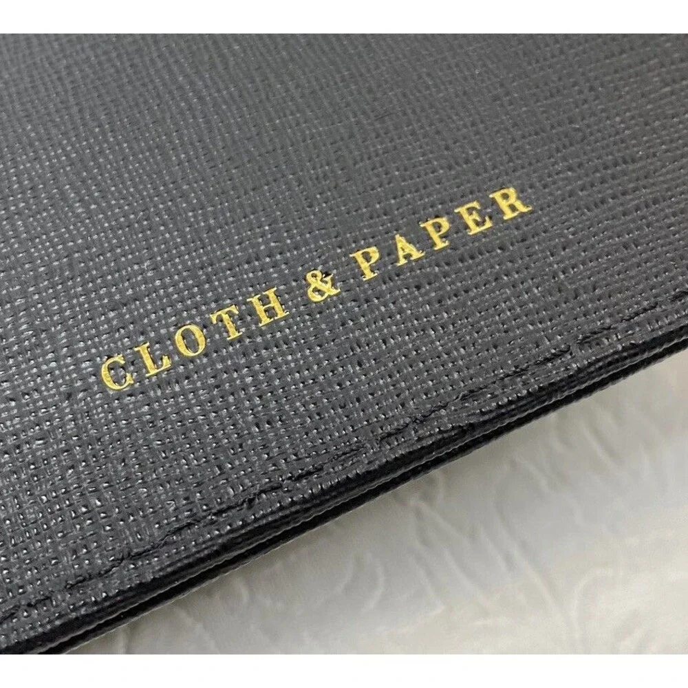 Cloth and Paper Foundations Black Leather Planner - Picture 11 of 16